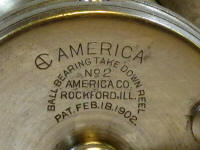 America, No. 2, Ball bearing take-down reel