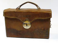Hardy Bros, assorted original Hardy flies, orig. leather case